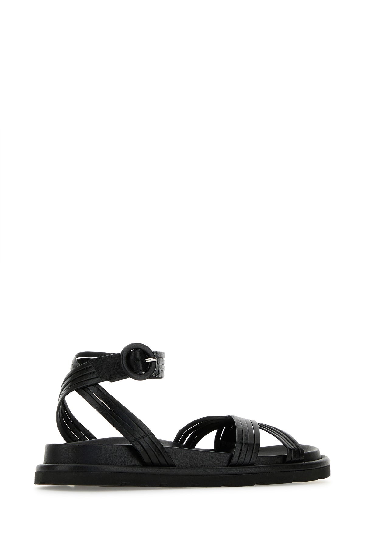 Black nappa leather Lianne sandals - 3