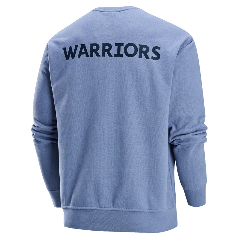 Jordan Air Jordan Golden State Warriors Courtside NBA Fleece Crew-Neck Sweatshirt Asia Sizing 'Ashen Slate' outlook
