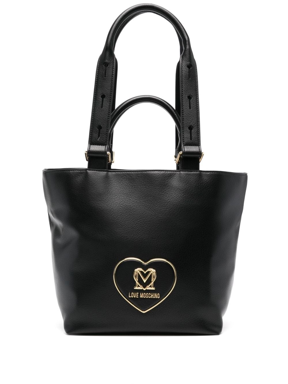 logo-plaque tote bag - 1