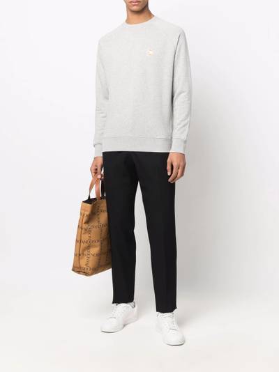 Maison Kitsuné logo patch sweatshirt outlook