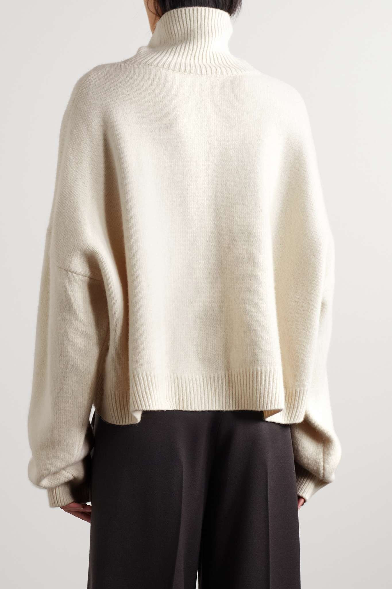 Ezio wool and cashmere-blend turtleneck sweater - 4