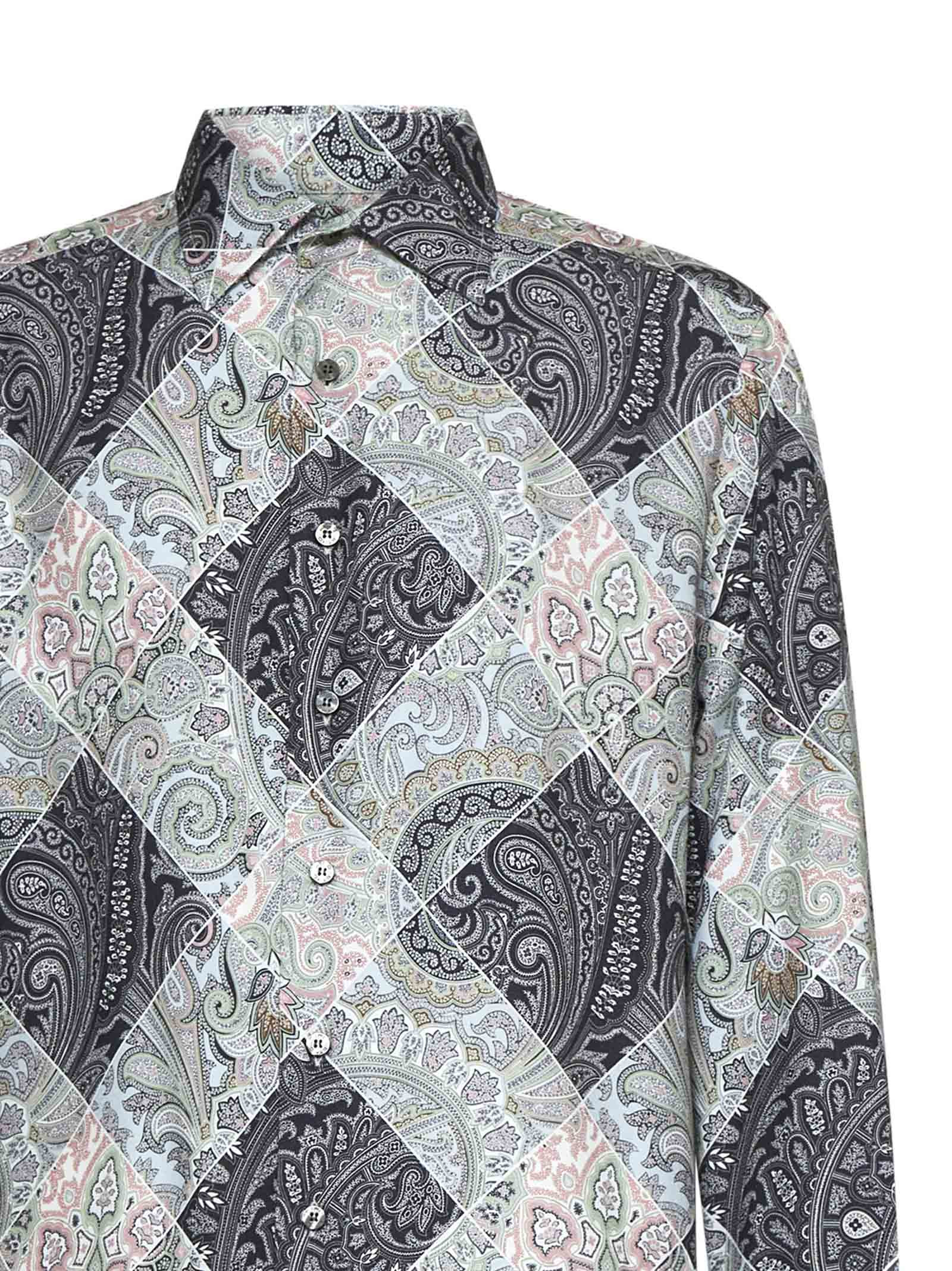 Paisley print viscose shirt - 3