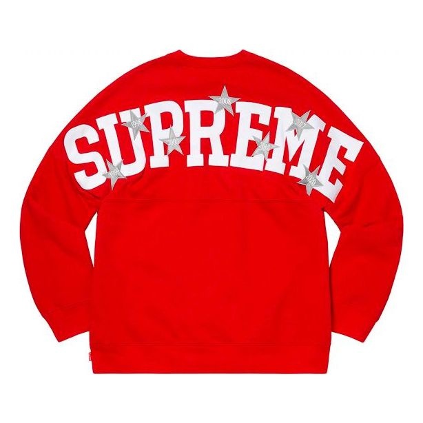 Supreme Stars Crewneck 'Red White' SUP-SS20-500 - 2