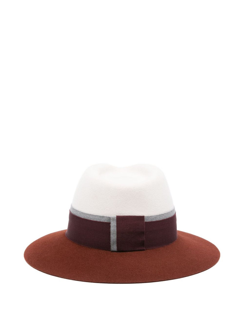 MAISON MICHEL felted ribbon hat outlook