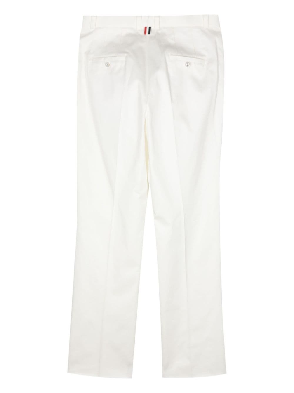 mid-rise straight-leg trousers - 2