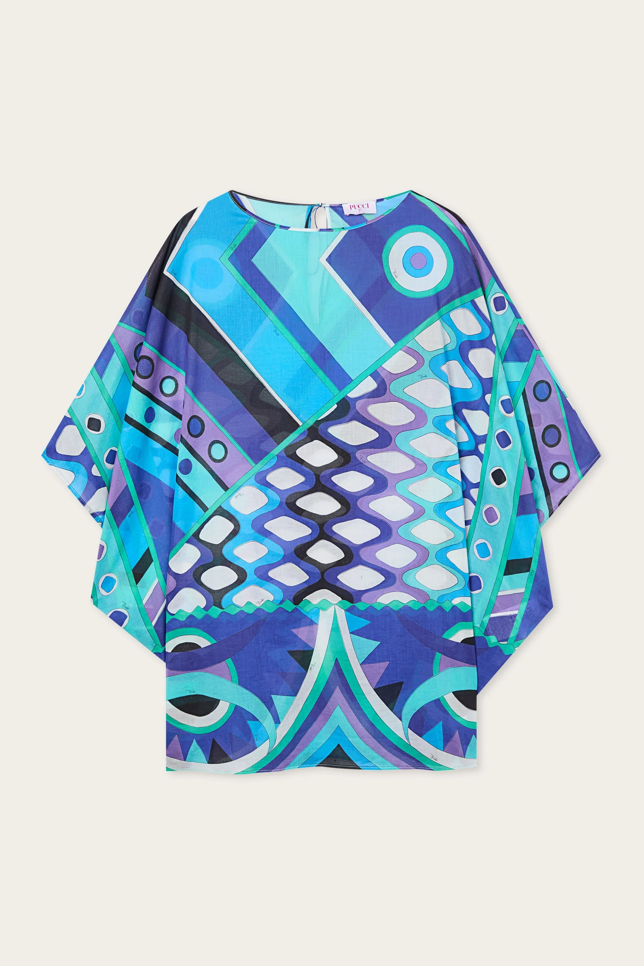 VIVARA PRINT COTTON KAFTAN - 1