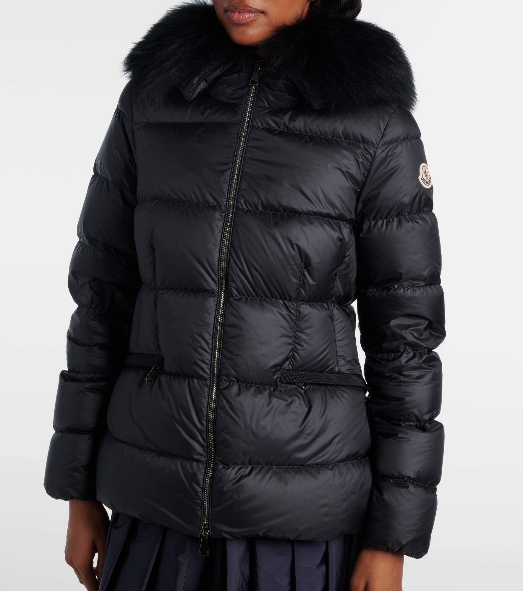 Boed shearling-trimmed down jacket - 6