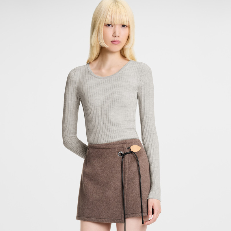 Lace Tie Mini Wrap Skirt 2