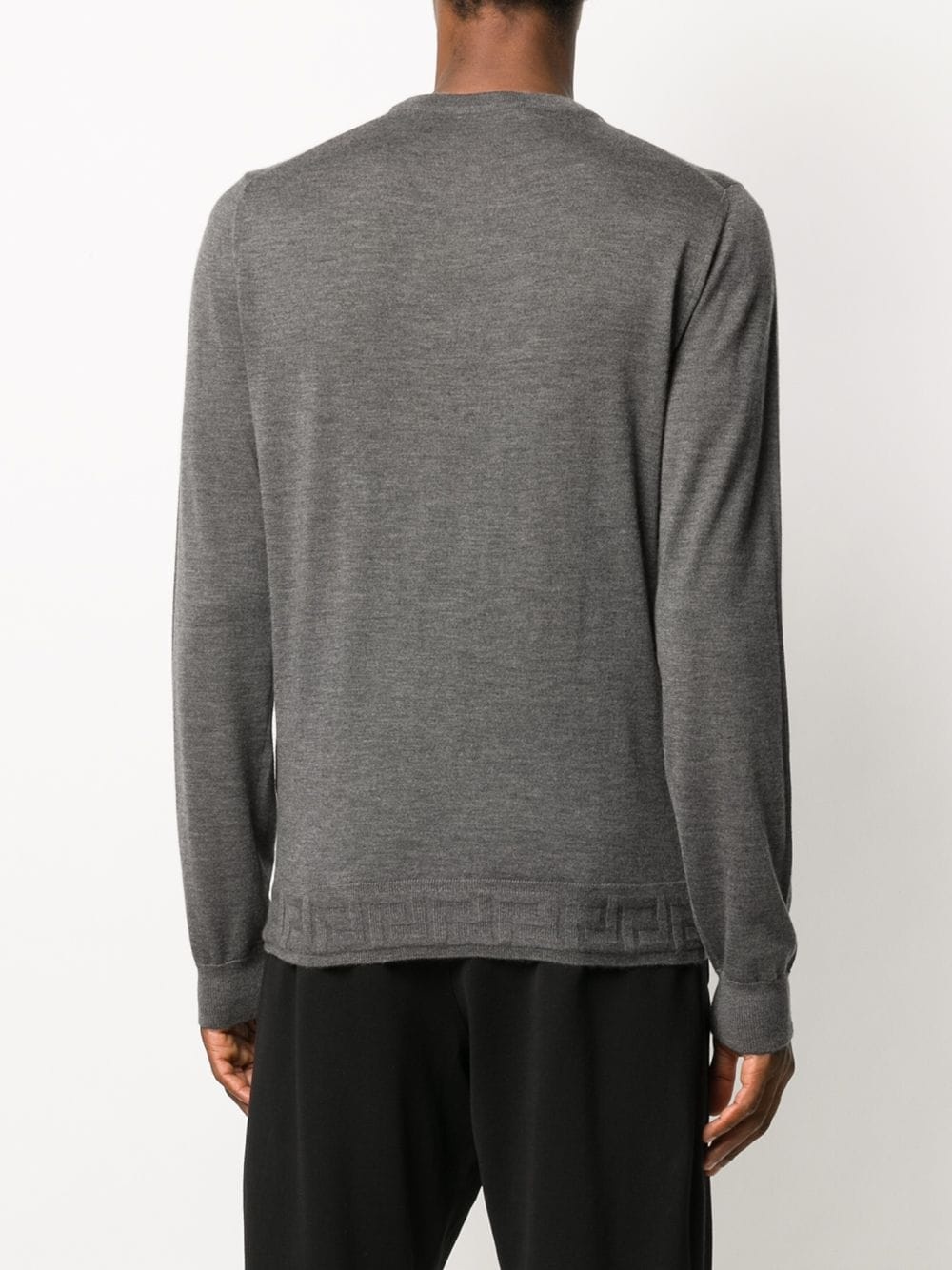 Grecca Accent crew-neck jumper - 4