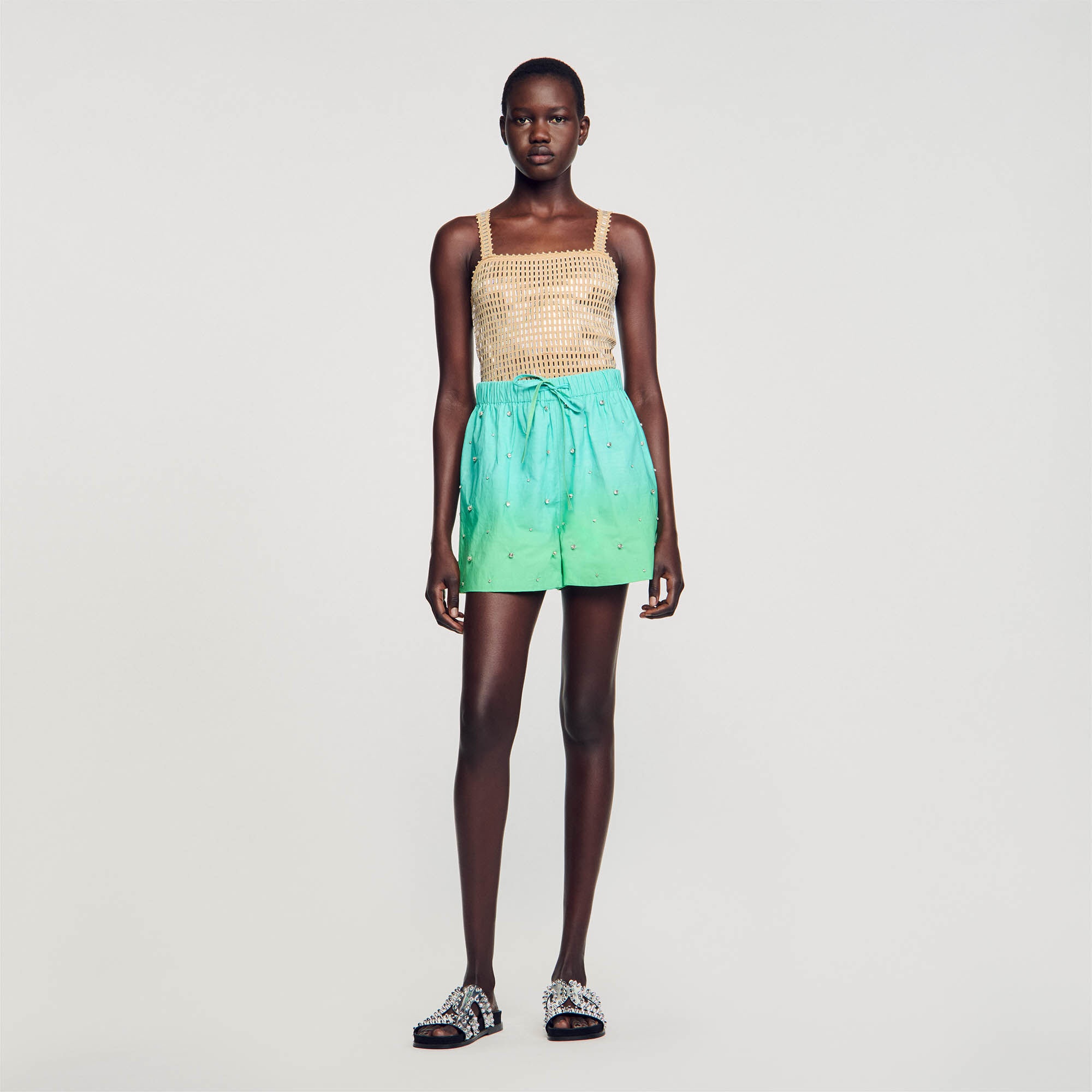 RHINESTONE SHORTS - 3