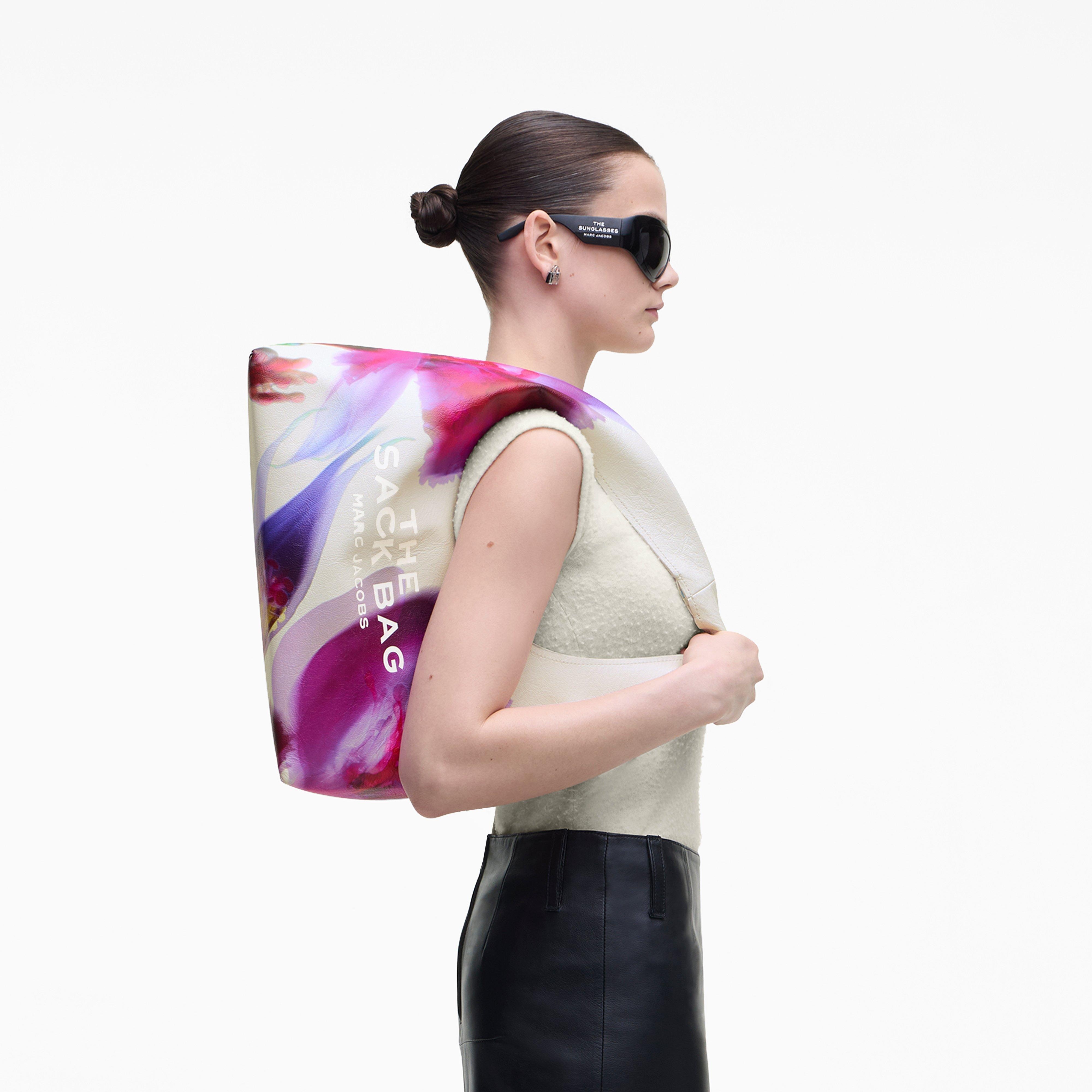 THE FUTURE FLORAL LEATHER SACK BAG - 2