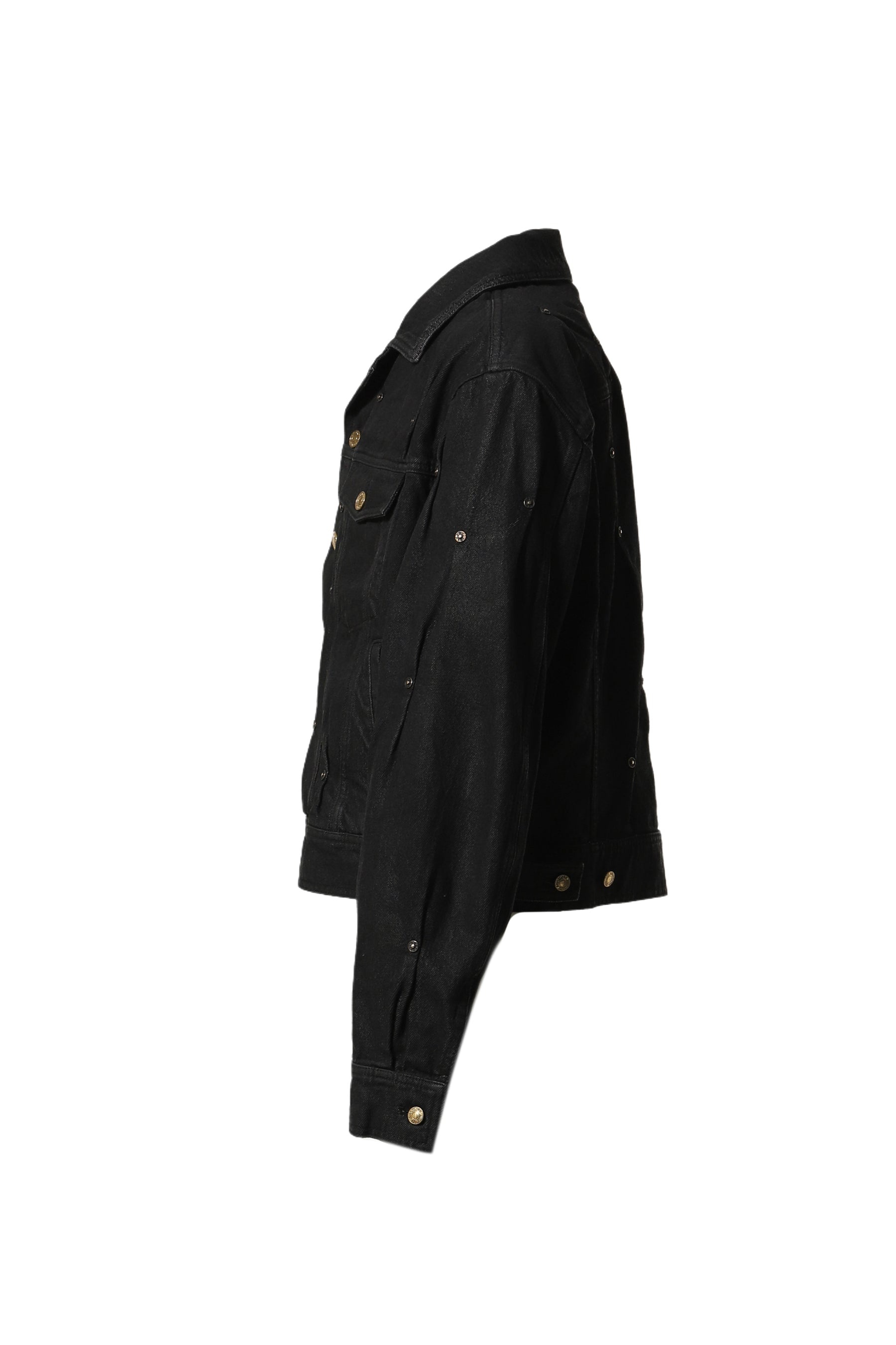 【WOOHWA】REBET DENIM JK KUSIKOHC MULTI RIVET DENIM JK / BLK | nubiantokyo | REVERSIBLE