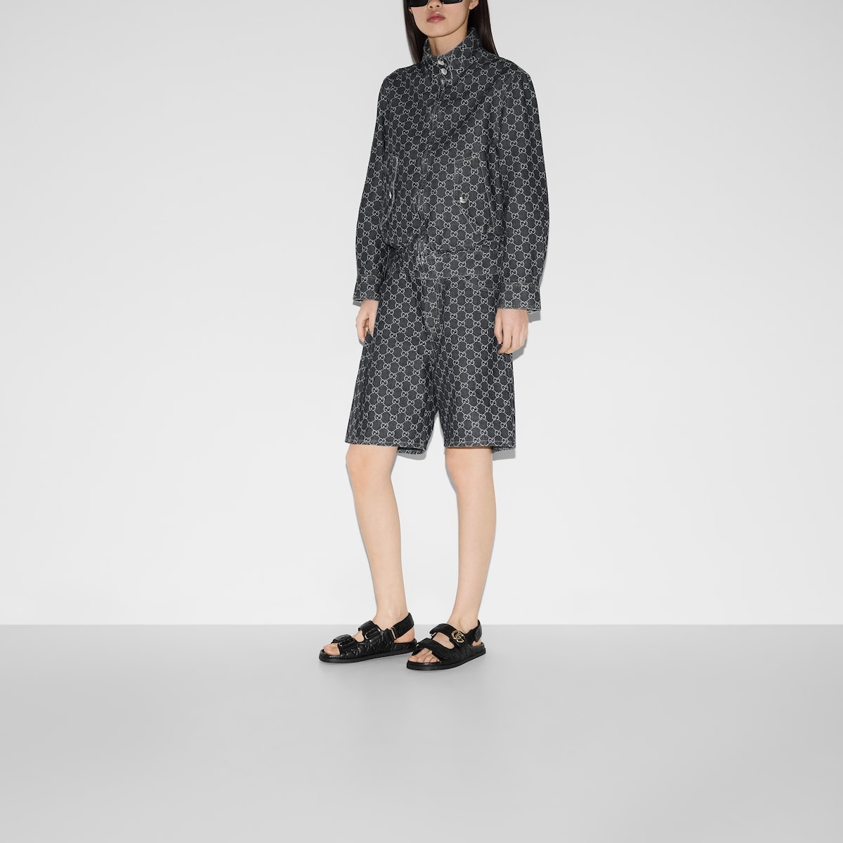 Women's sandal with Double G - 3