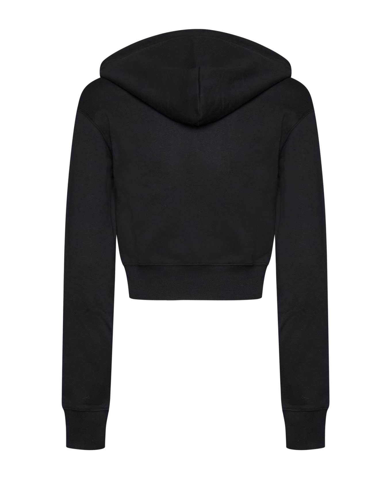 Cropped Sweatshirt With Logo - 2