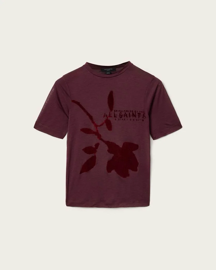 ATHEA GRAPHIC SHEER T-SHIRT - 1