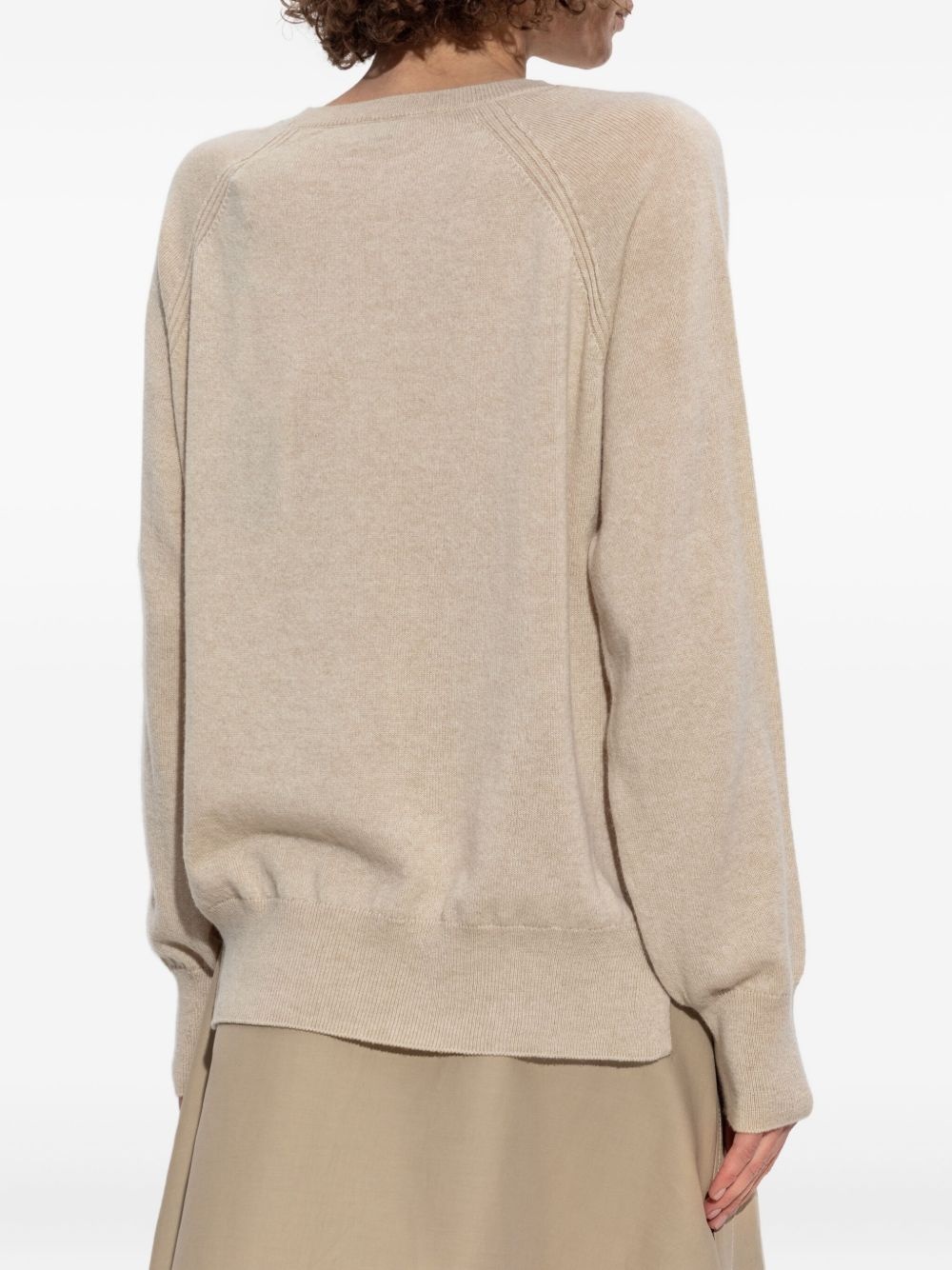 raglan-sleeve cashmere sweater - 4