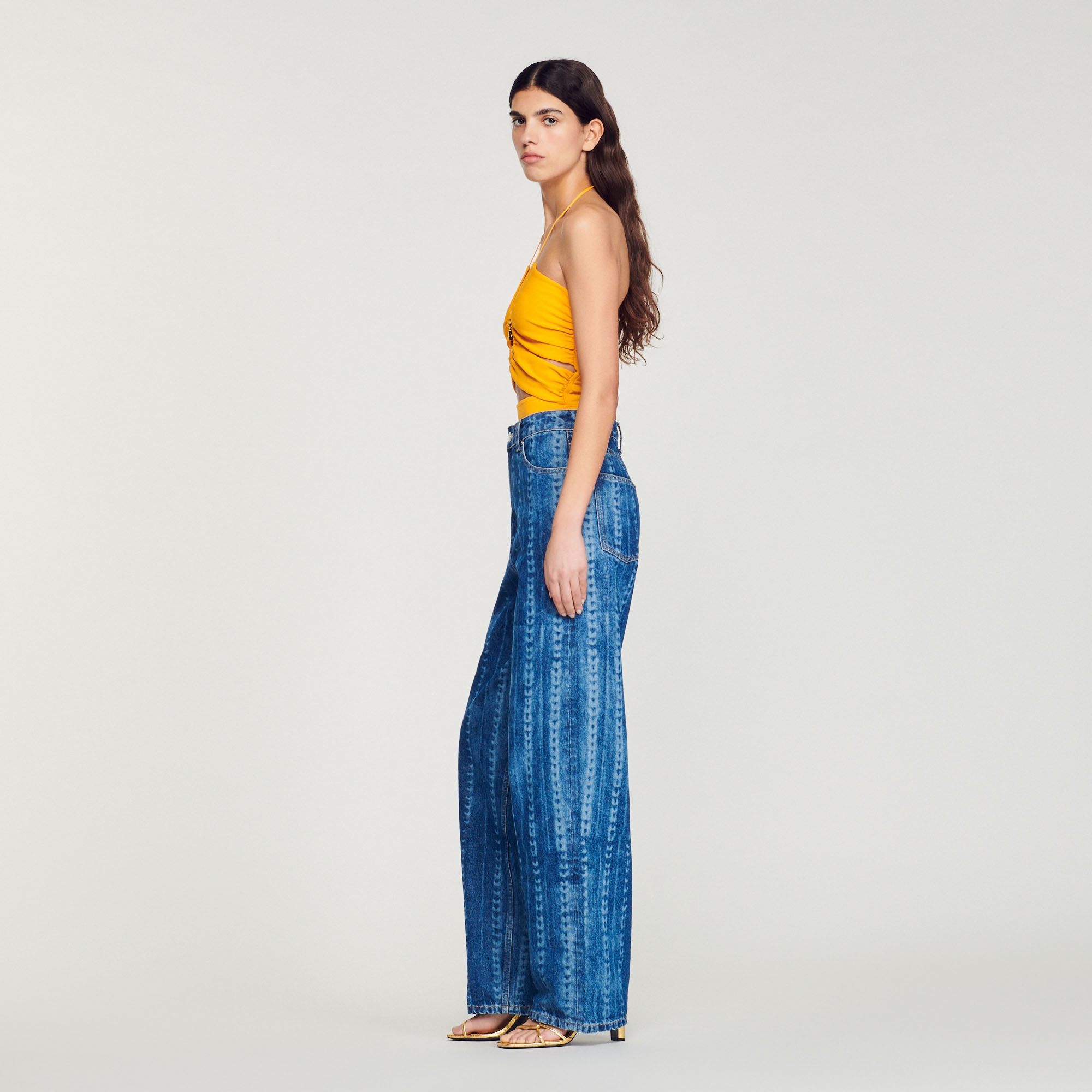 Faded patterned jeans - 7