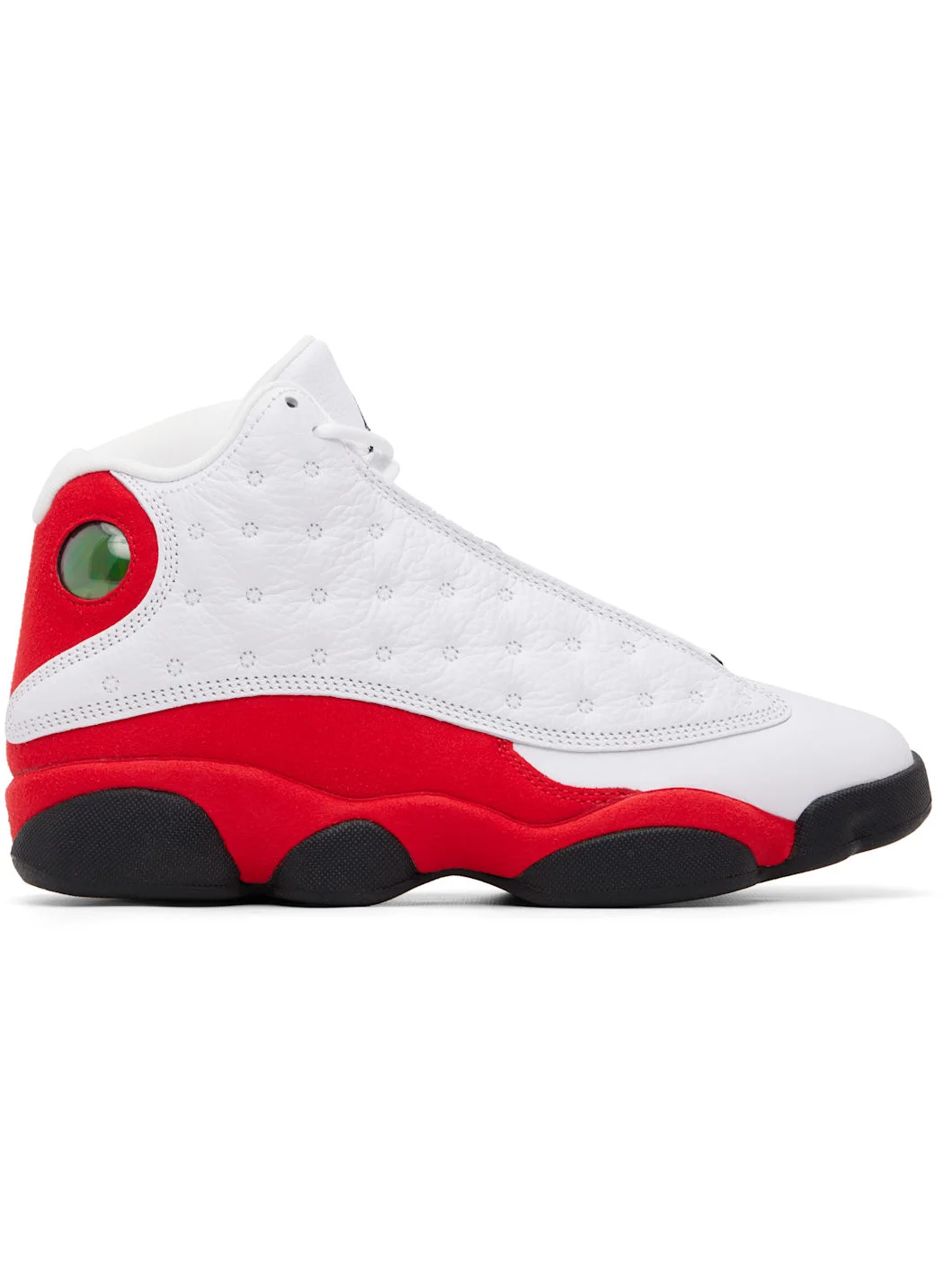 White & Red Air Jordan 13 Retro Sneakers - 1