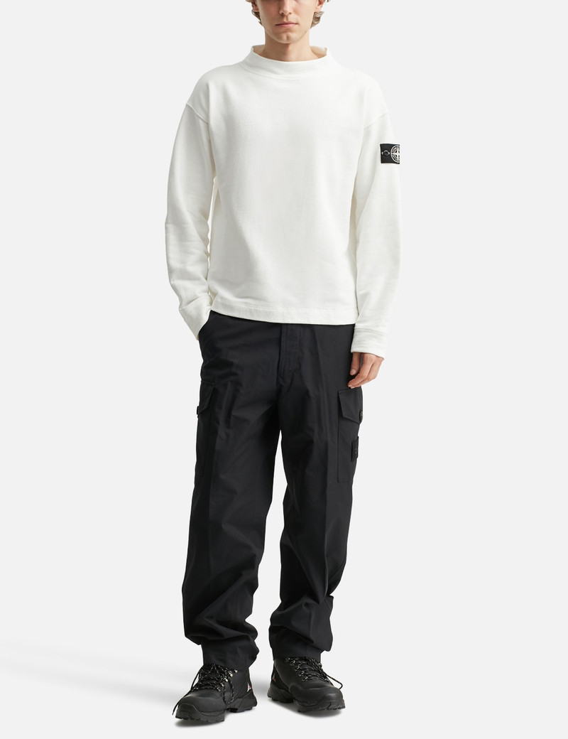 Stone Island KNIT-LOOK COTTON RAW BEAUTY SWEATSHIRT outlook