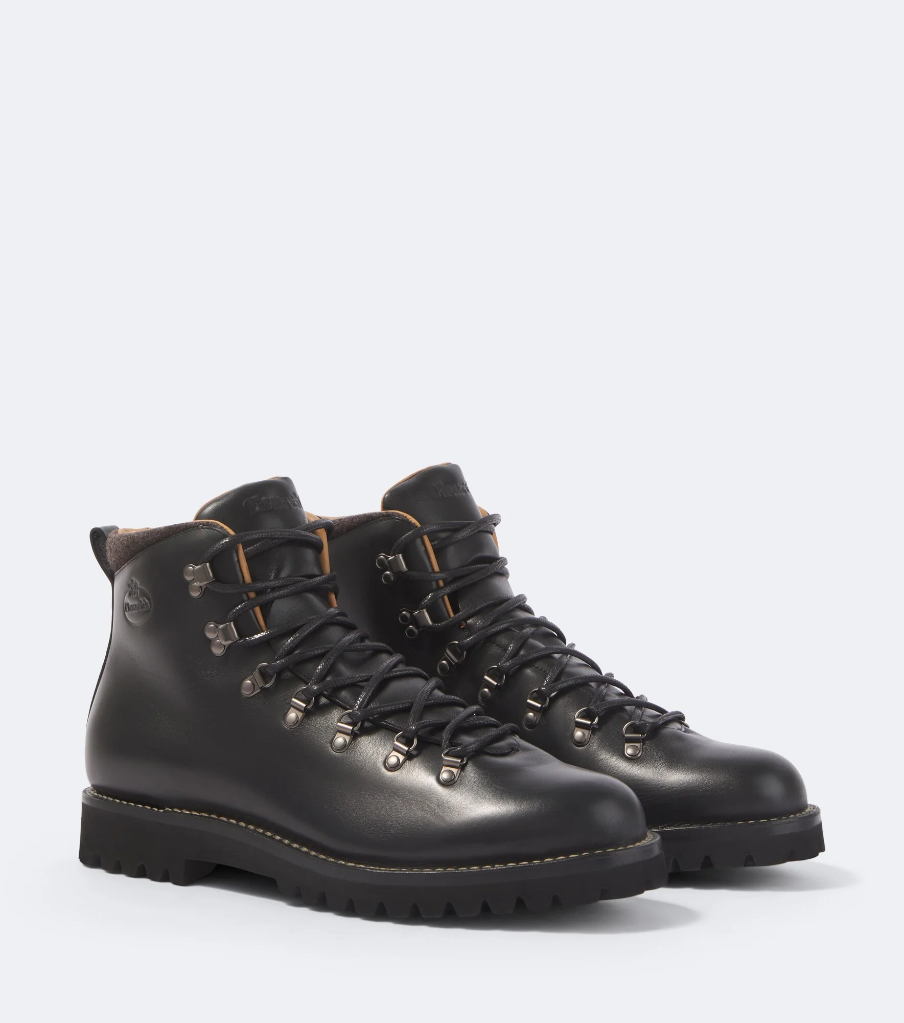 Poulton leather lace-up boots - 1