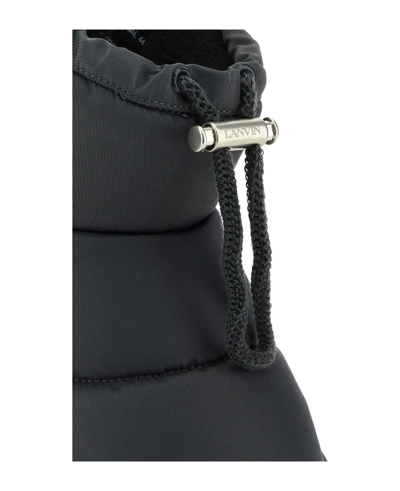 Graphite Fabric Curb Snow Ankle Boots - 4