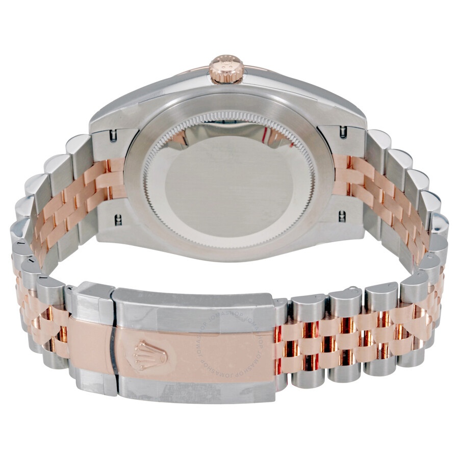 Rolex Datejust Chocolate Dial Steel and 18K Everose Gold Jubilee Men's Watch 126331CHSJ - 3