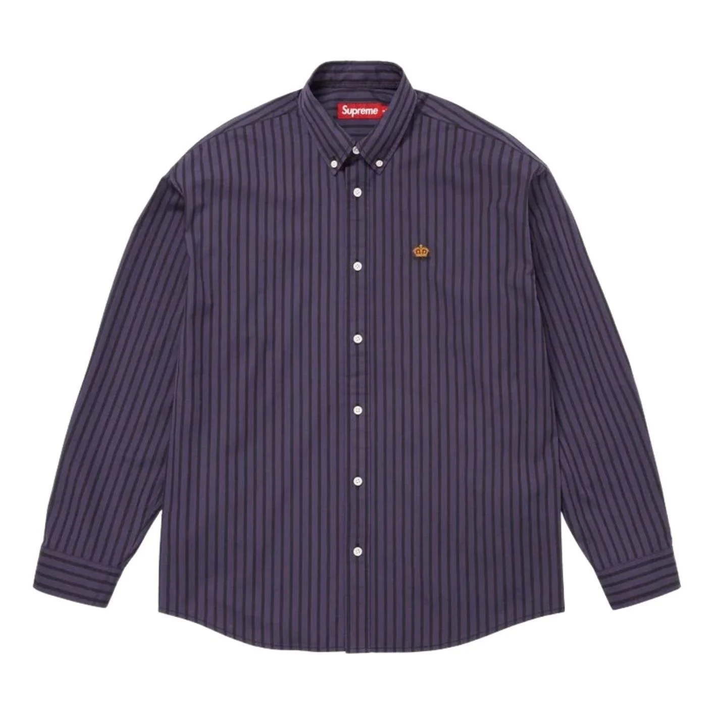 Supreme SS26 Stripe Shirt 'Purple' SUP-SS26-196-PUR - 1