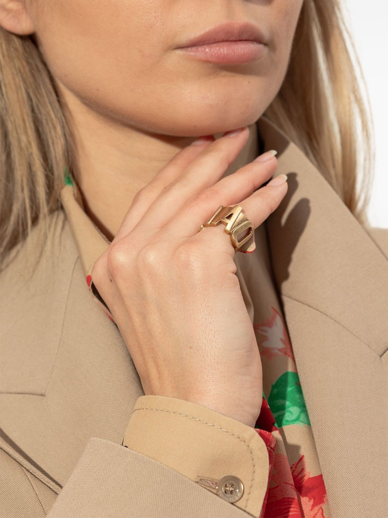Moschino logo ring outlook