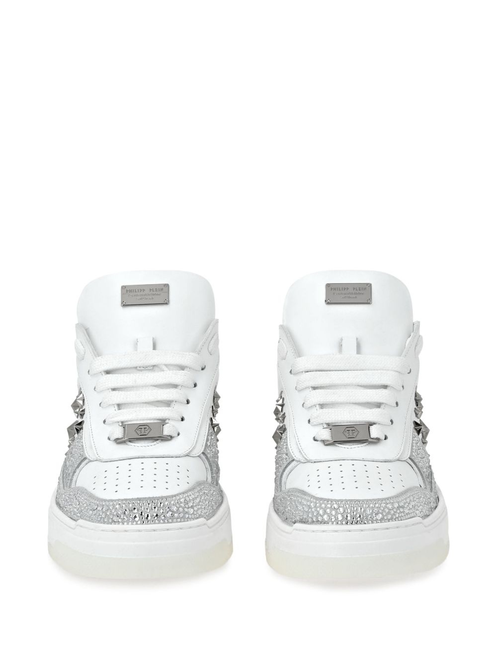 stud-embellished sneakers - 3