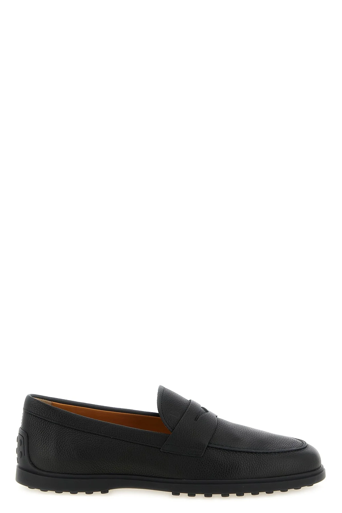 Hammered Leather Loafers - 1