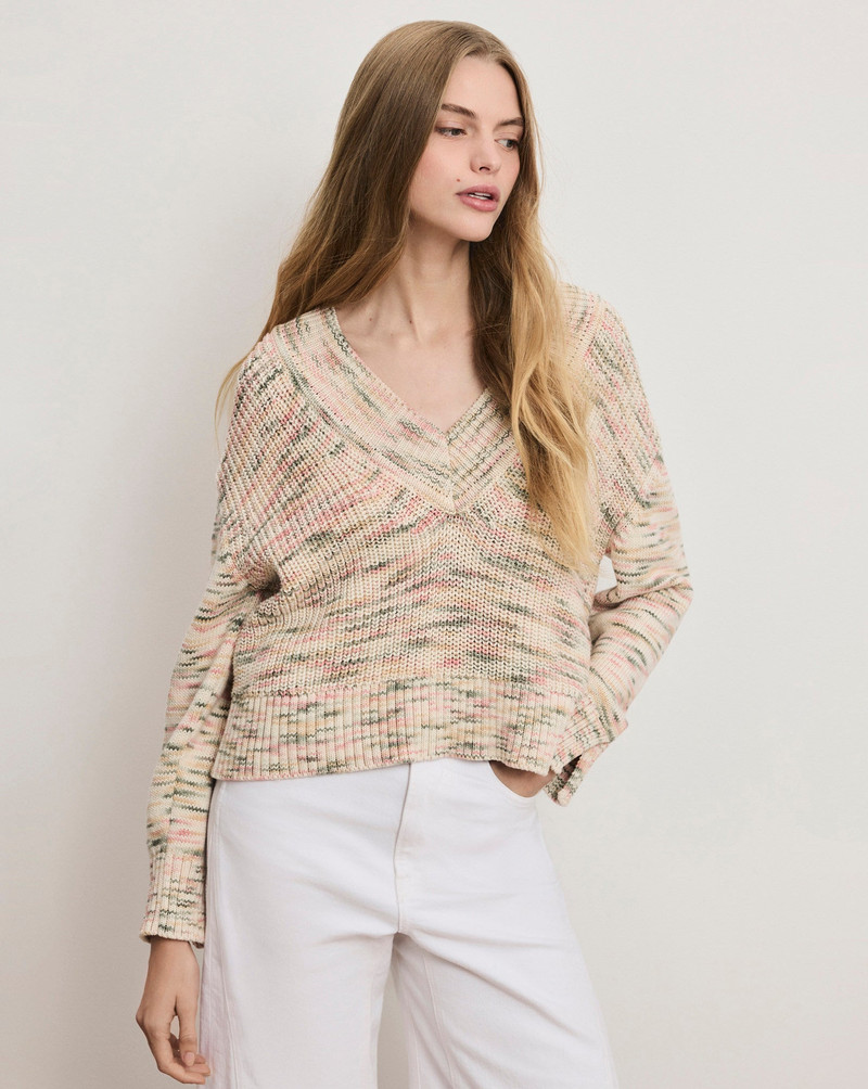 VERONICA BEARD ANOLA V-NECK SWEATER outlook