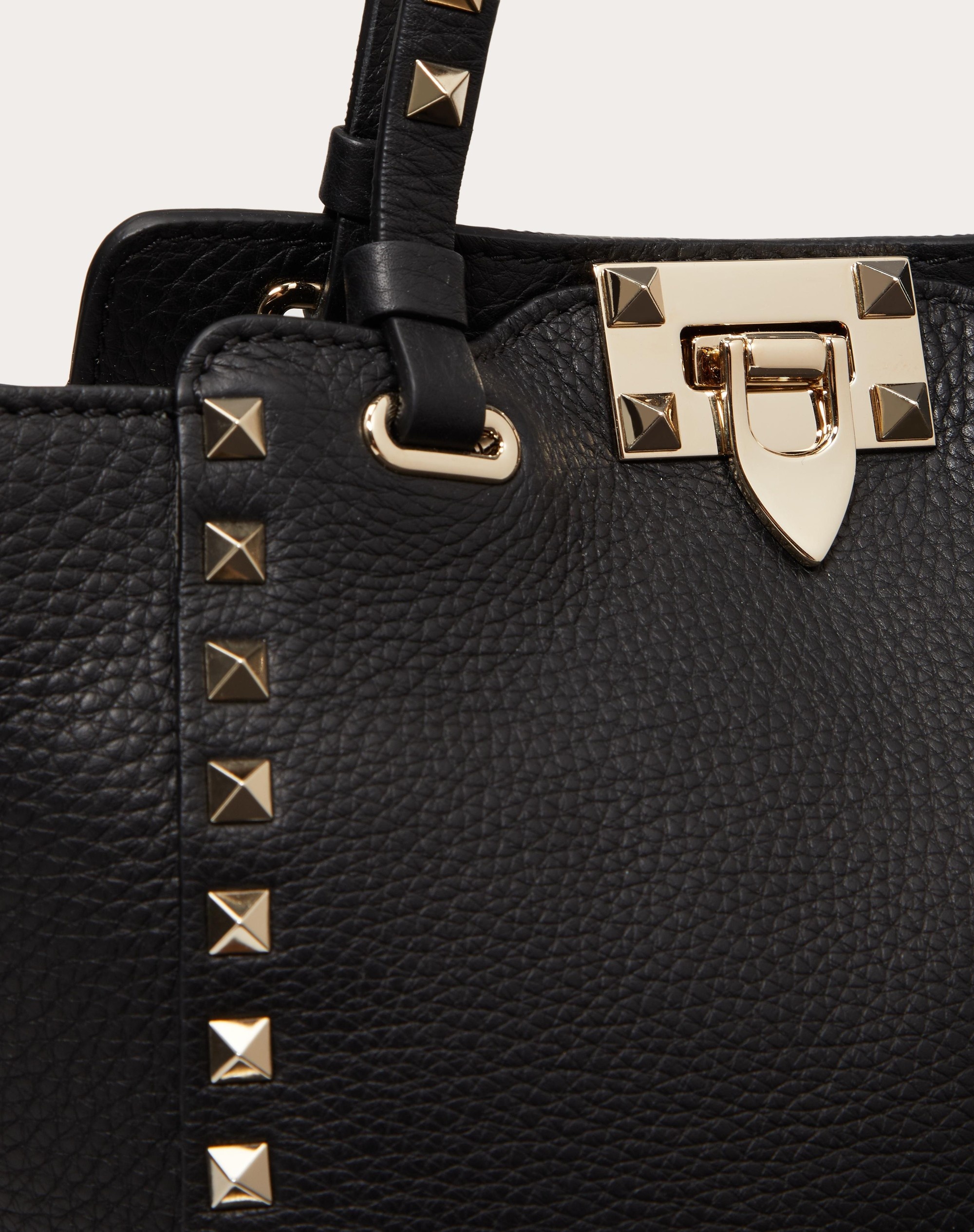 MINI ROCKSTUD GRAINY CALFSKIN BAG - 7