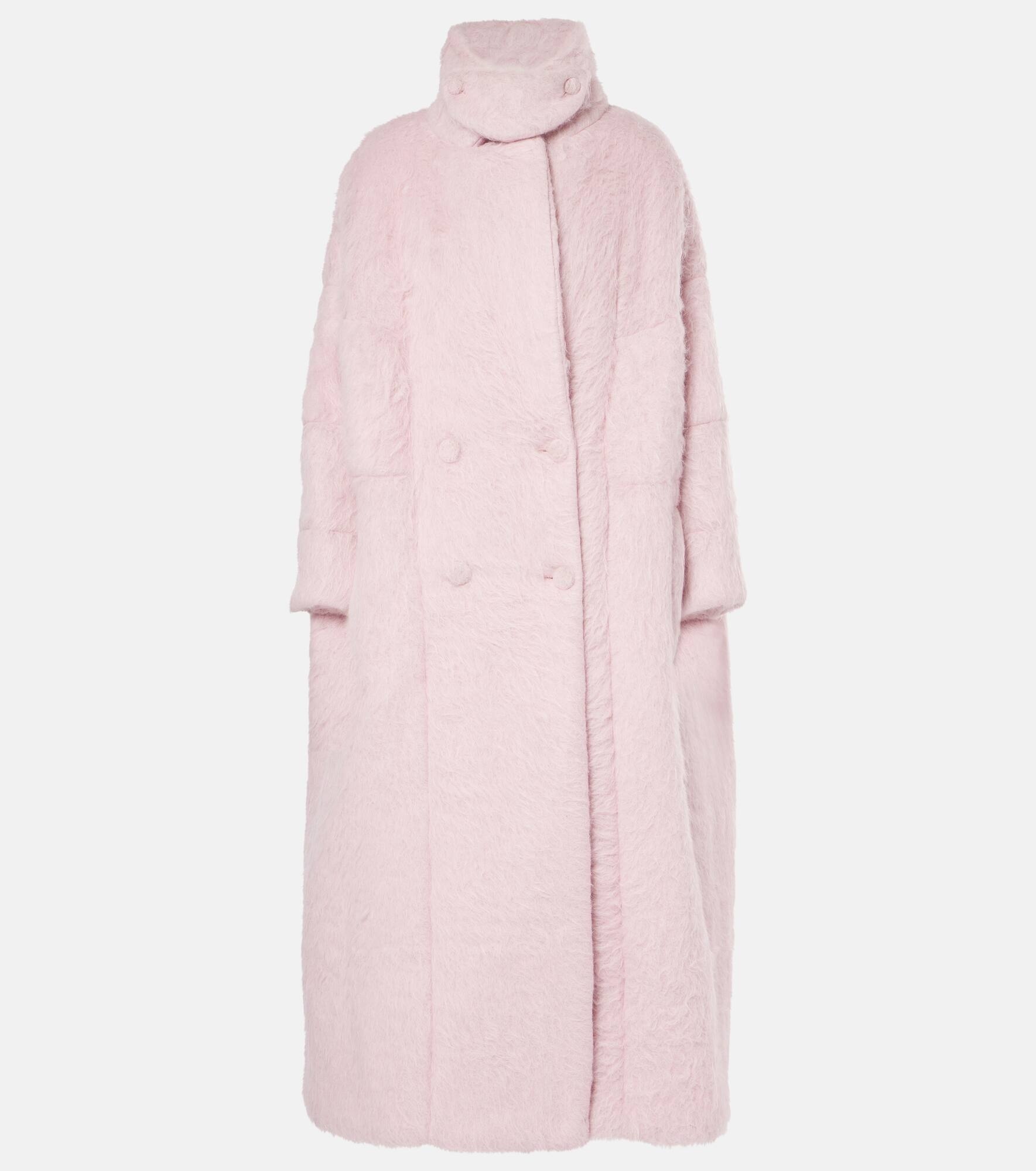 Wool and alpaca-blend coat - 1