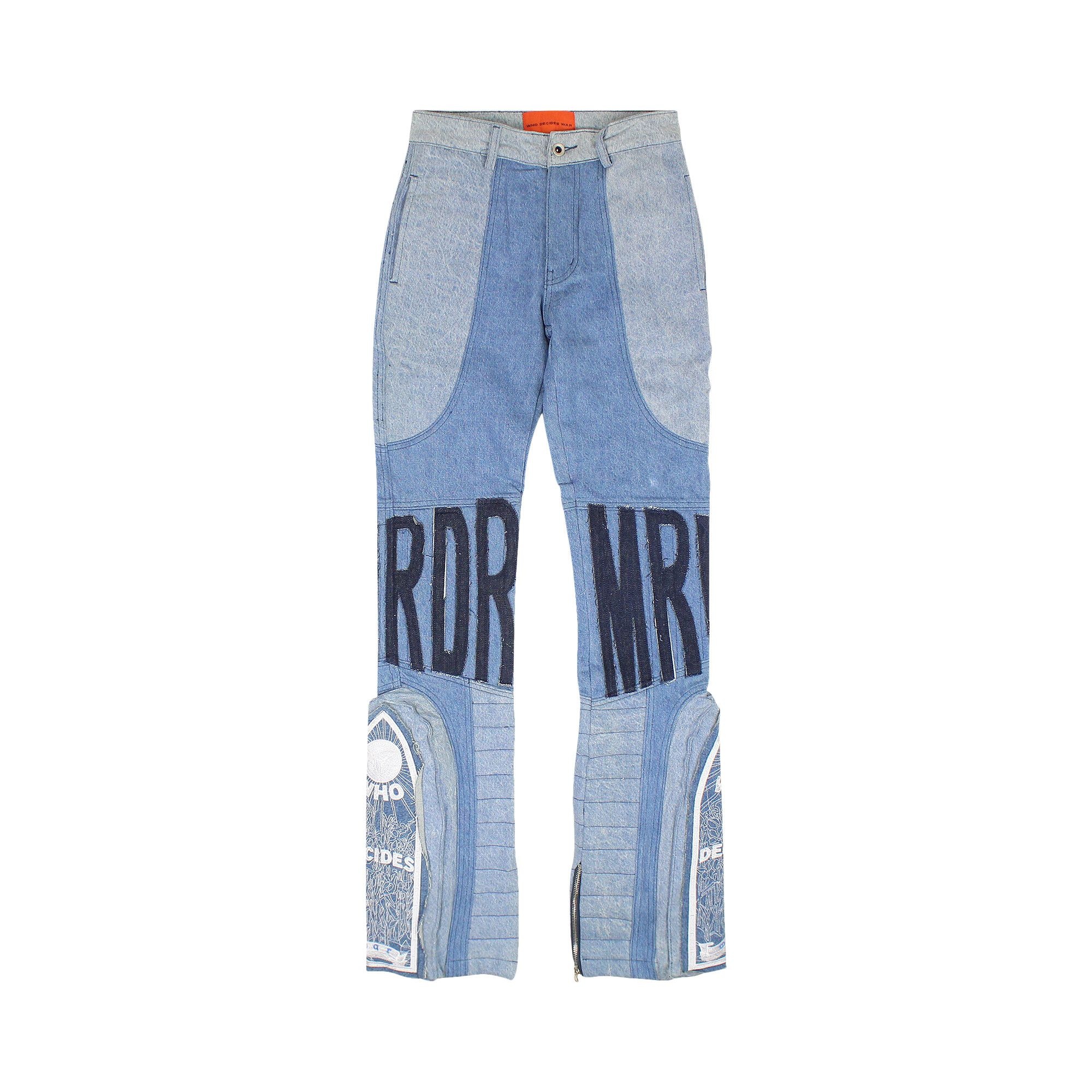 Who Decides War MRDR Moto Denim Jeans 'Indigo' - 1