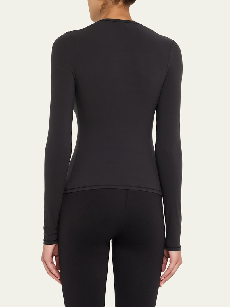 SKIMS Fits Everybody Crewneck Long-Sleeve T-Shirt outlook