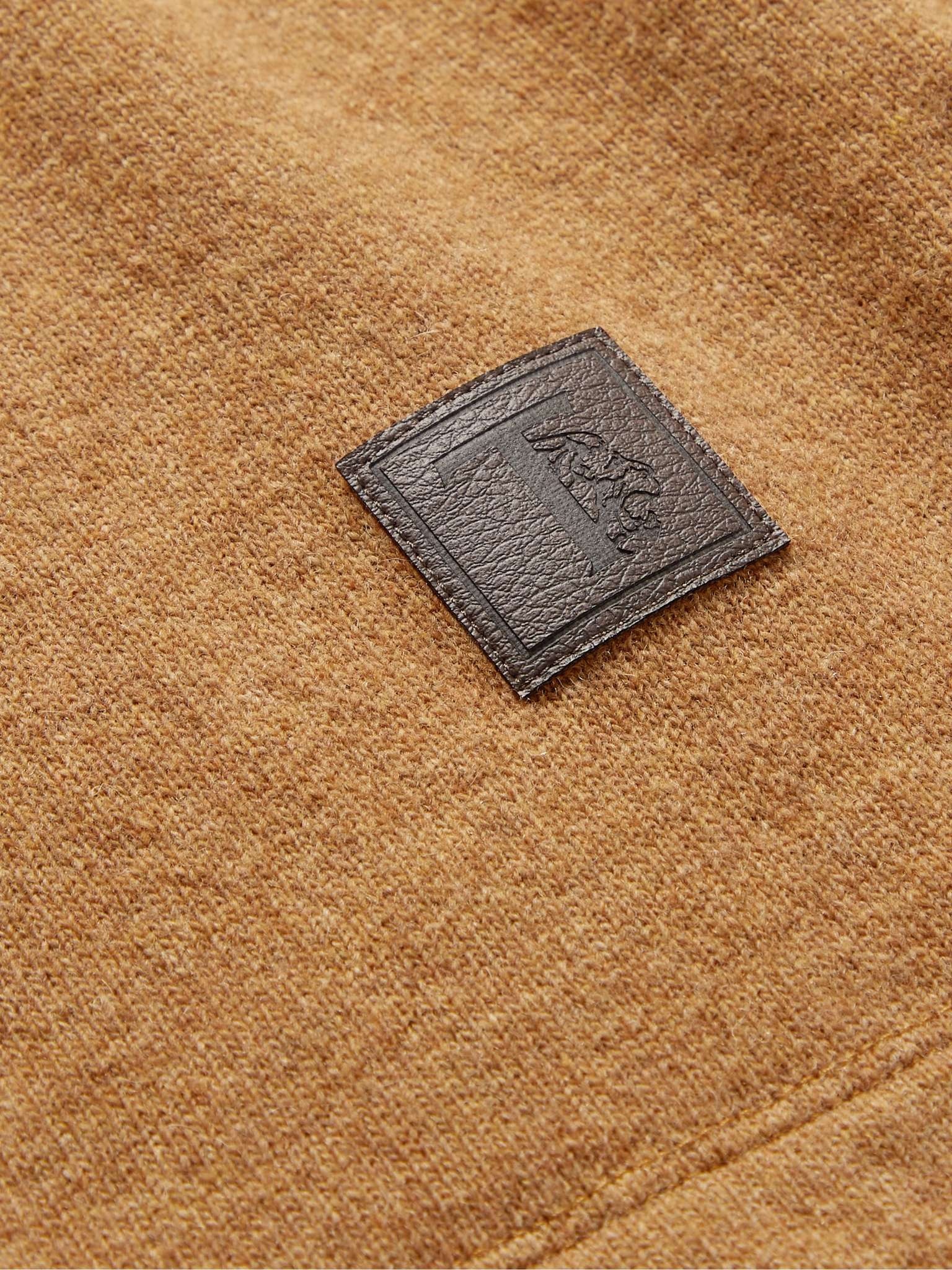 Logo-Appliquéd Wool-Blend Polo Shirt - 3