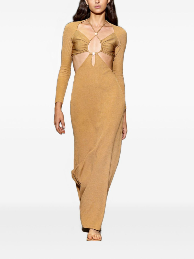 embellished cut-out maxi dress 3