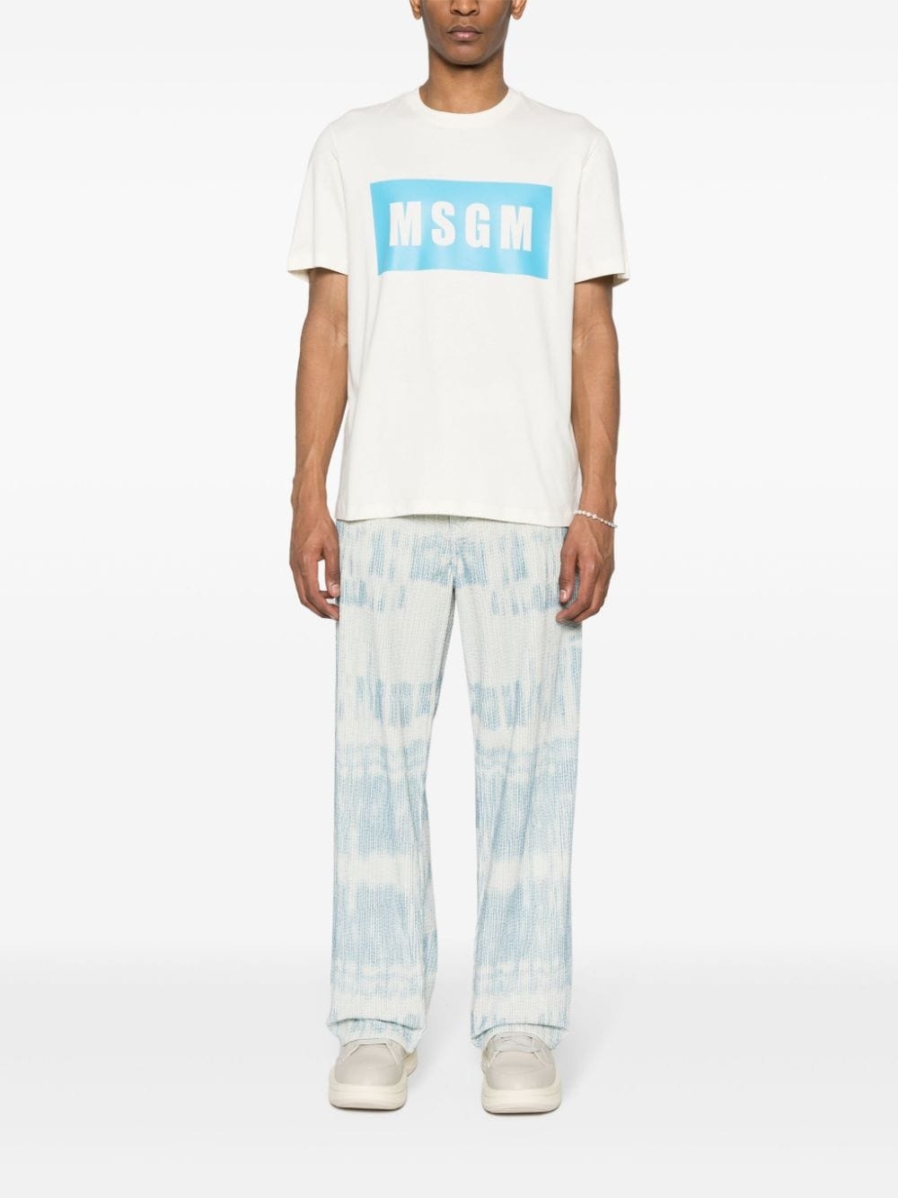logo-print cotton T-shirt - 2