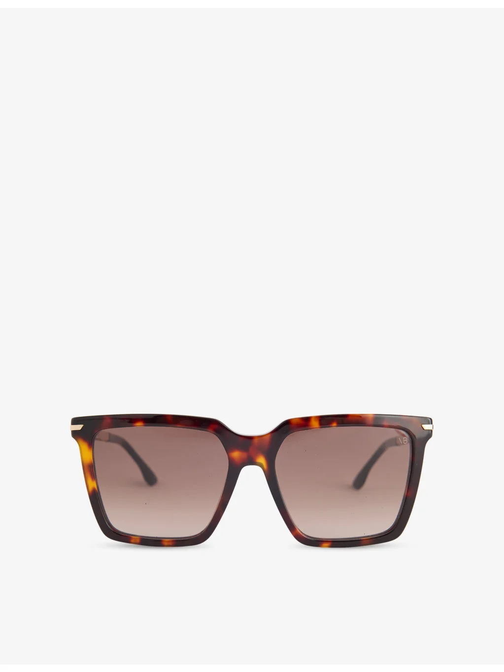 Tortoiseshell Square-Frame Acetate Sunglasses - 1