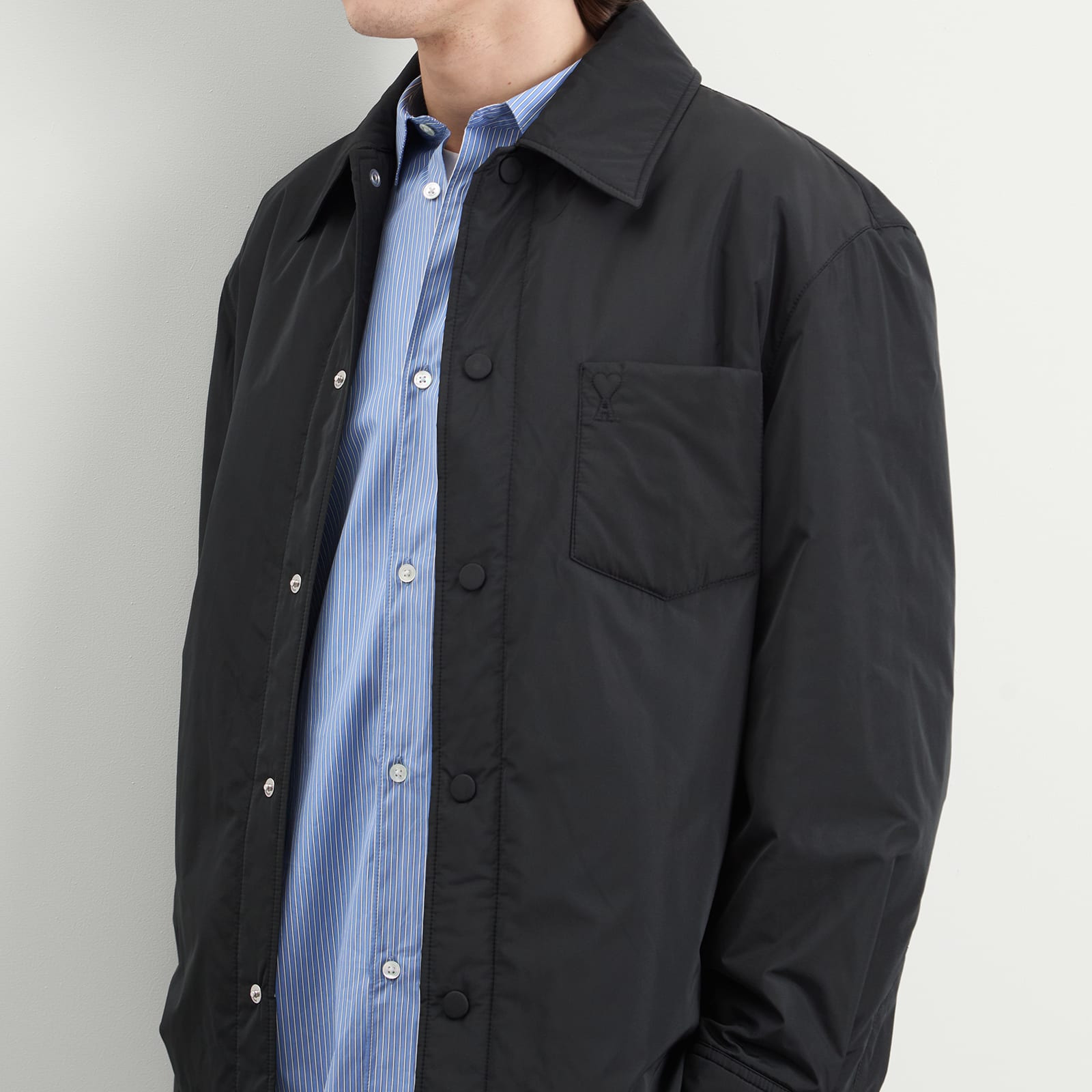 AMI Paris Technical Taffetas Overshirt - 5