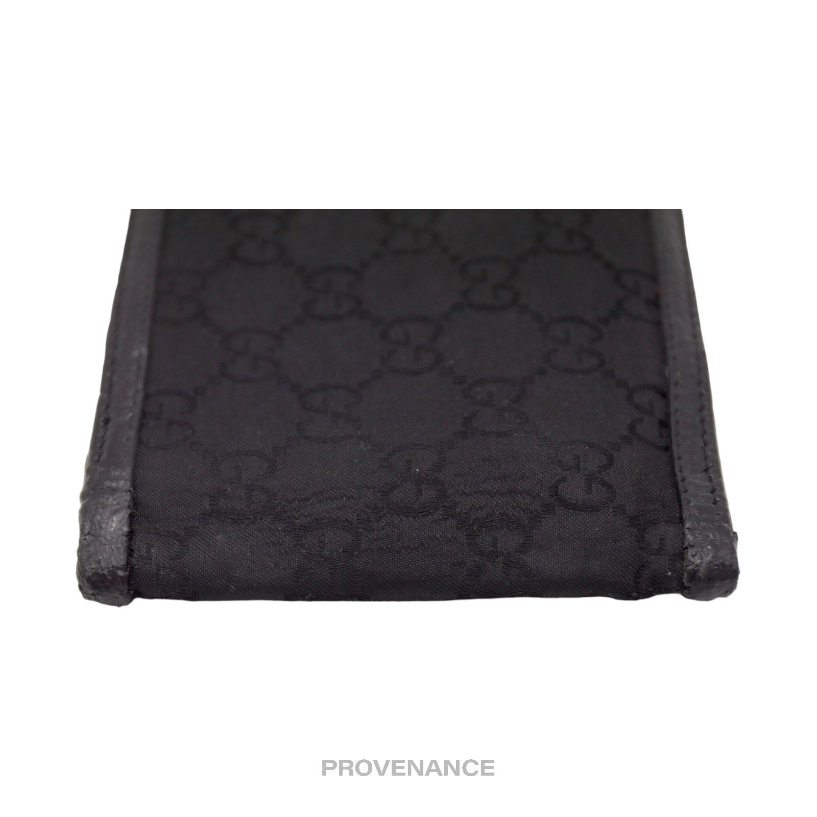 Gucci Bifold Wallet with Web - Black Leather - 5