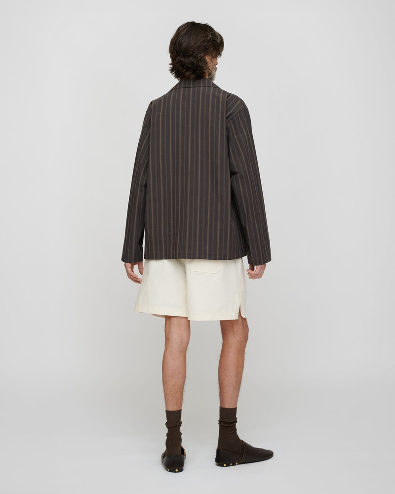 Nanushka Stripe Shirting/Crochet Shirt outlook