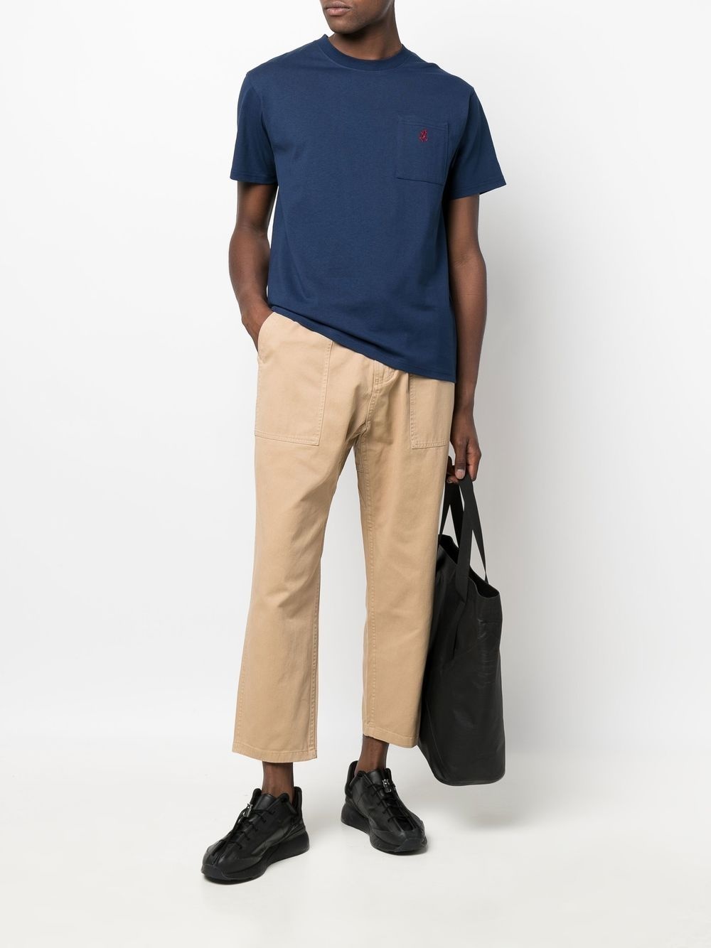 belted-waist cropped trousers - 2
