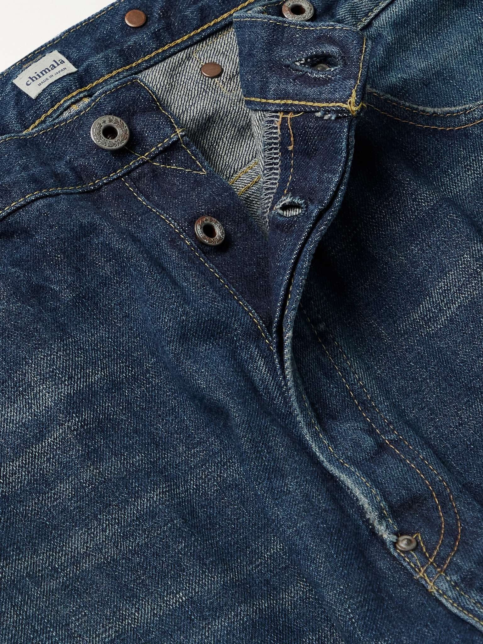 Distressed Selvedge Denim Jeans - 3