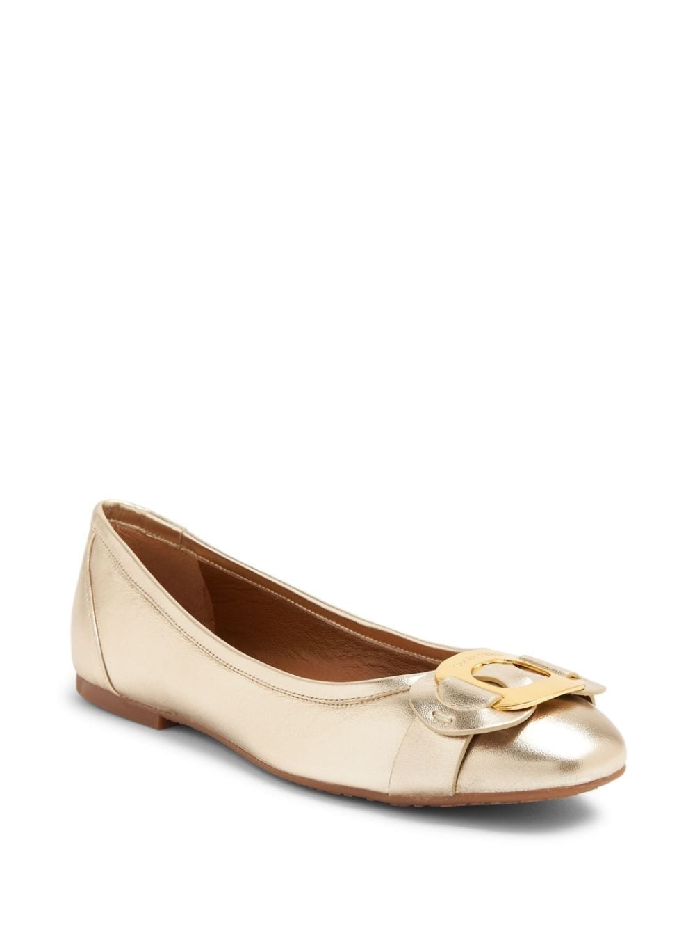 Chany metallic-finish ballerinas - 2
