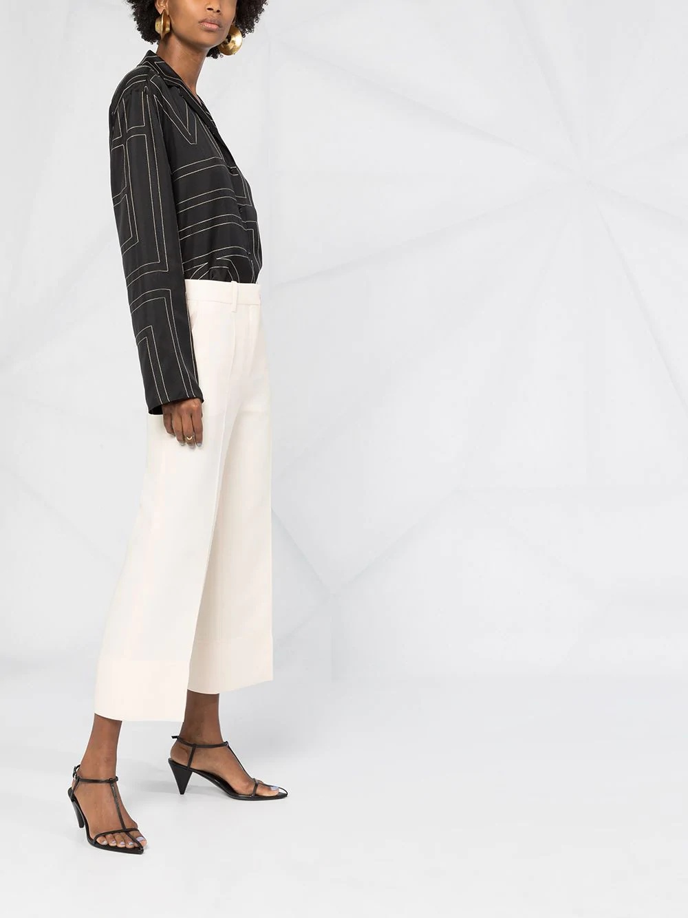 cropped tailored trousers - 6