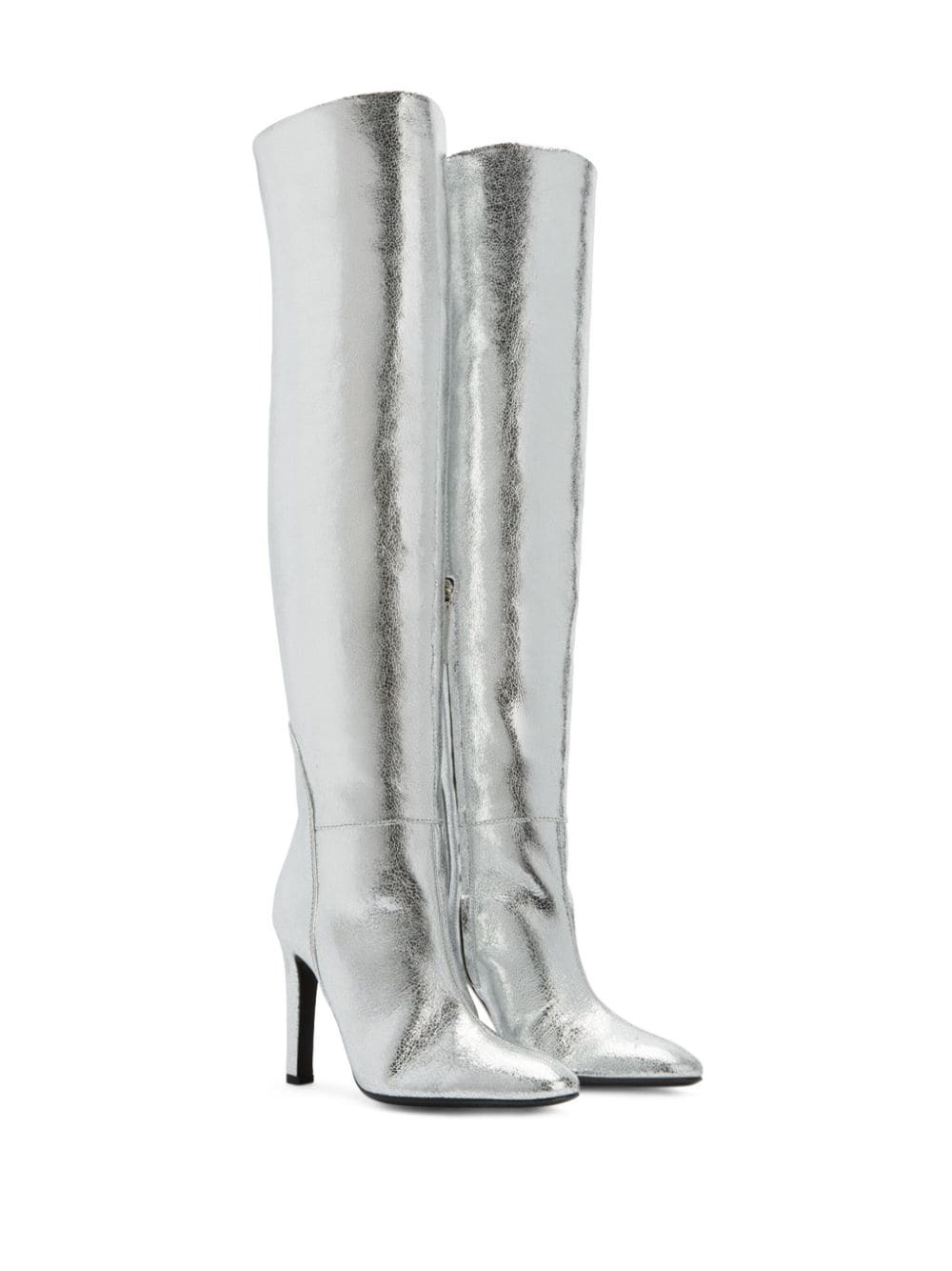 Hattie 105mm metallic knee-high boots - 2