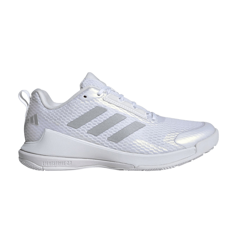 Wmns Novaflight 2 Indoor 'White Silver Metallic' - 1