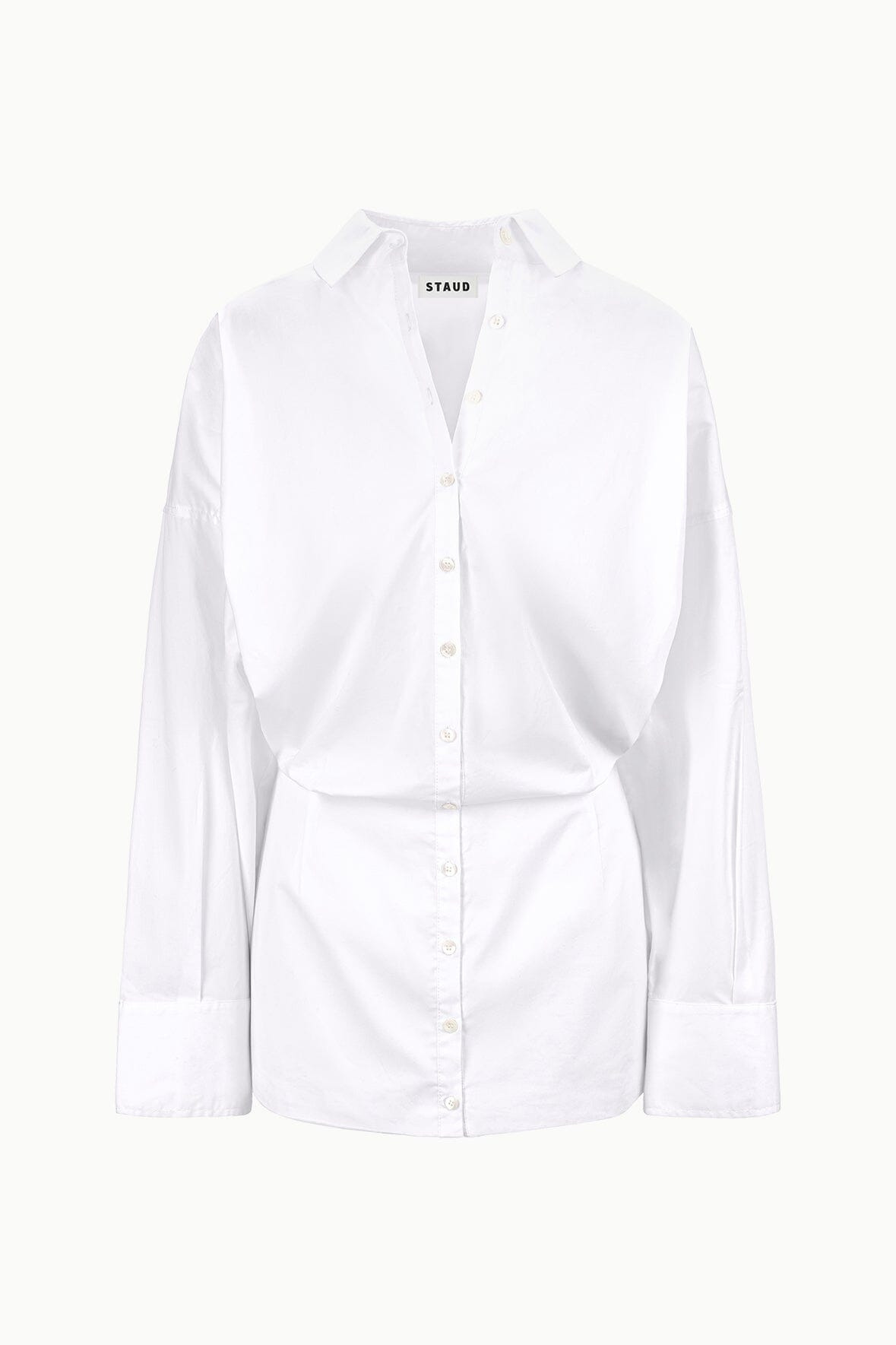 STAUD CYNTHIA DRESS WHITE - 1