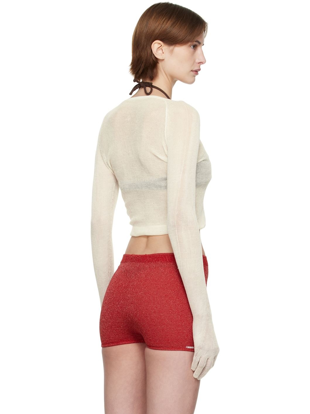 SSENSE Exclusive Off-White Enter Cardigan - 3